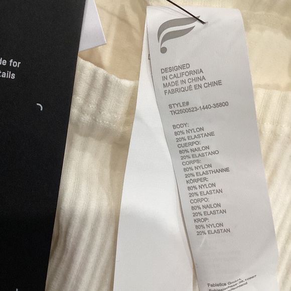 NWT FABLETICS Sheer Rib Tank - Picture 7 of 7